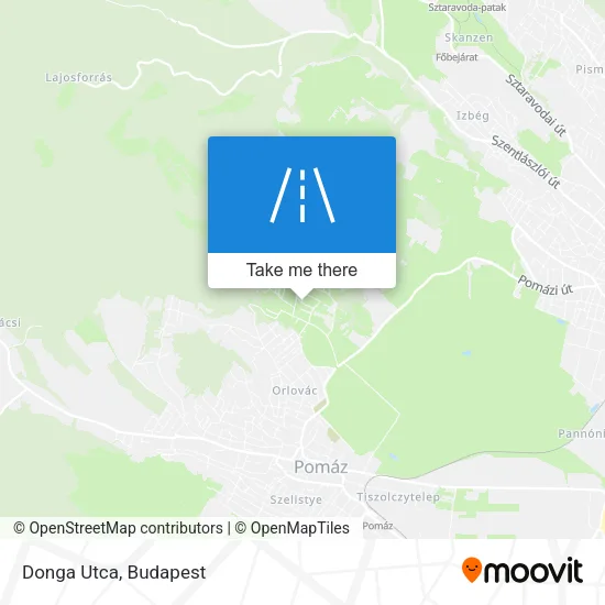 Donga Utca map