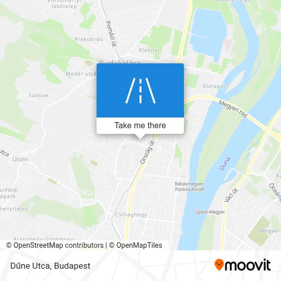 Dűne Utca map