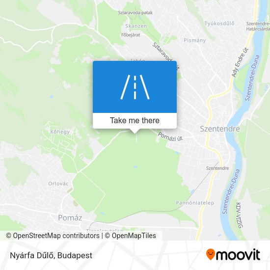 Nyárfa Dűlő map