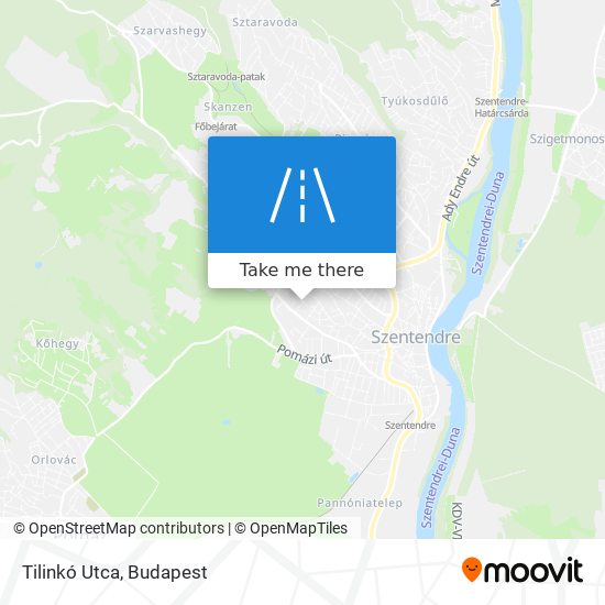 Tilinkó Utca map