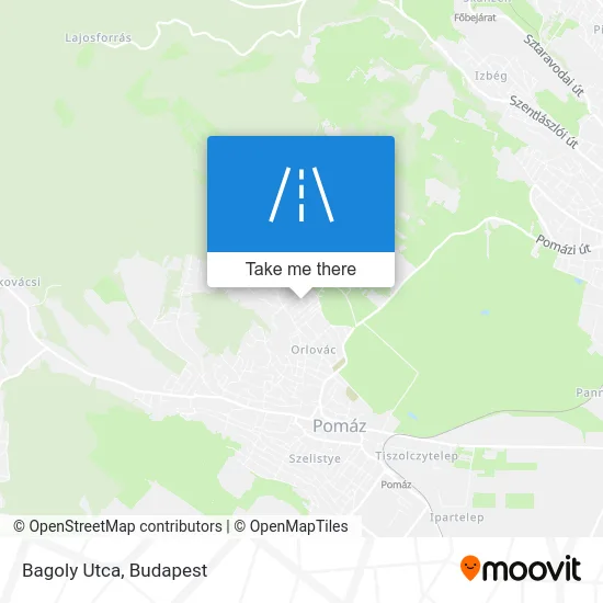 Bagoly Utca map
