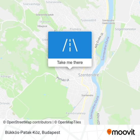 Bükkös-Patak-Köz map