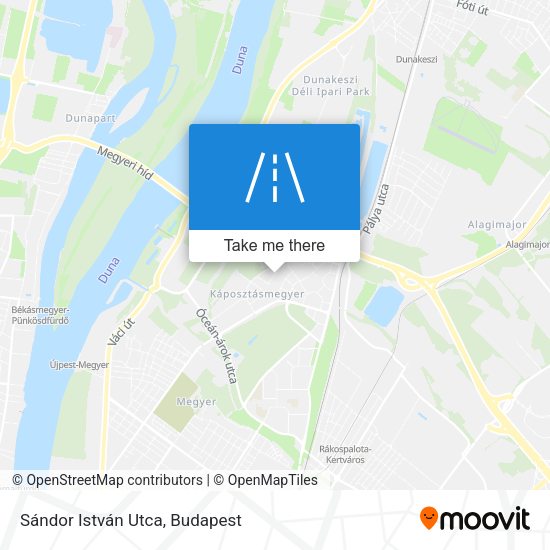 Sándor István Utca map