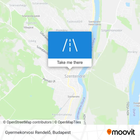 Gyermekorvosi Rendelő map