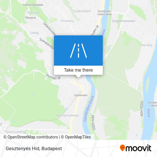 Gesztenyés Híd map