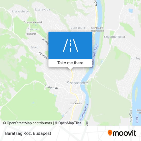 Barátság Köz map