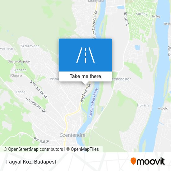 Fagyal Köz map