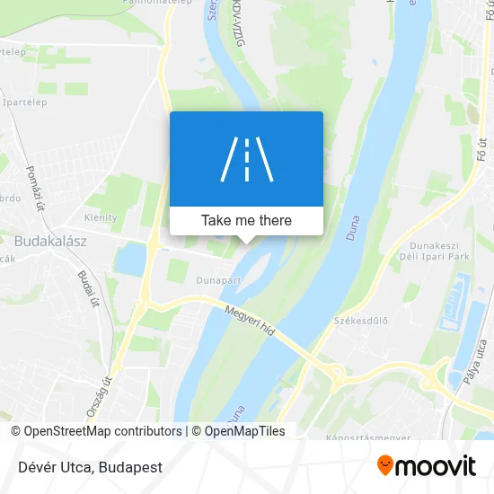 Dévér Utca map