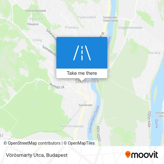 Vörösmarty Utca map
