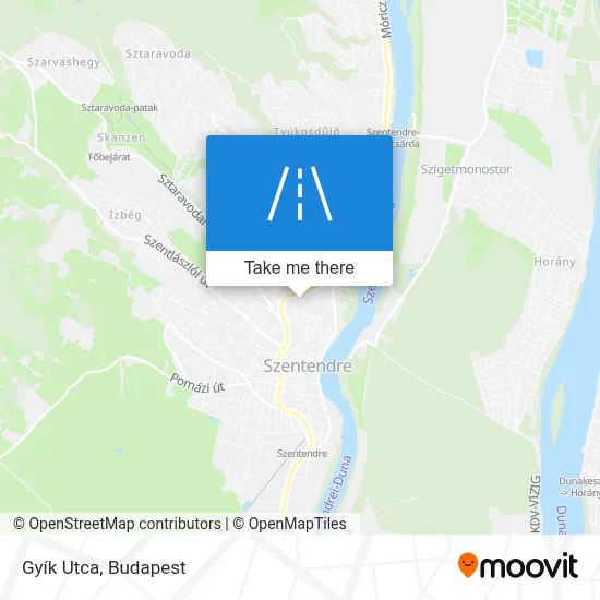 Gyík Utca map