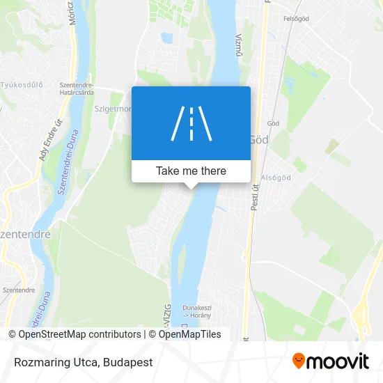 Rozmaring Utca map
