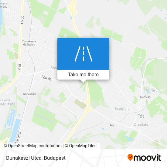 Dunakeszi Utca map