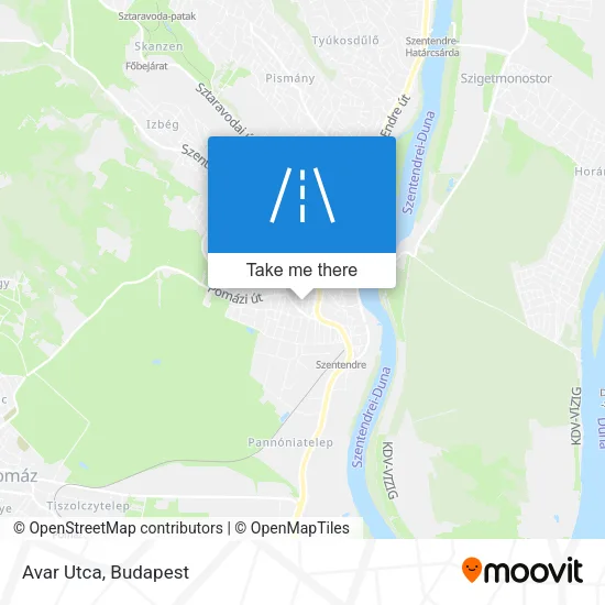 Avar Utca map