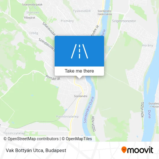 Vak Bottyán Utca map