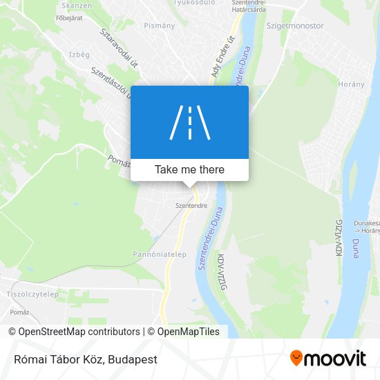 Római Tábor Köz map