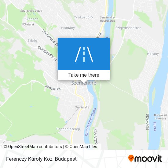 Ferenczy Károly Köz map