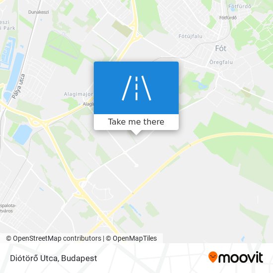 Diótörő Utca map
