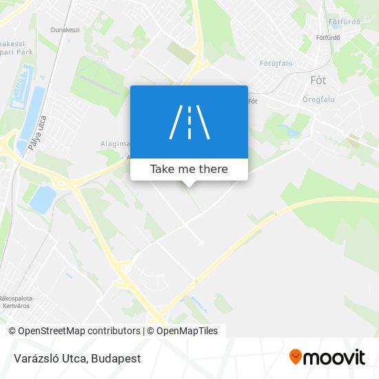 Varázsló Utca map