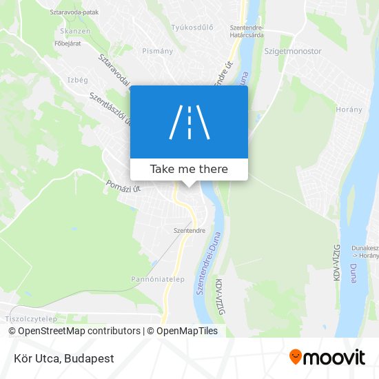 Kör Utca map