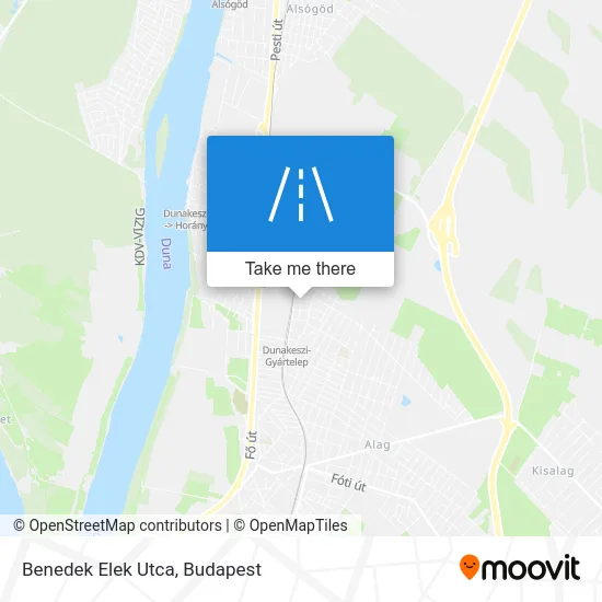 Benedek Elek Utca map