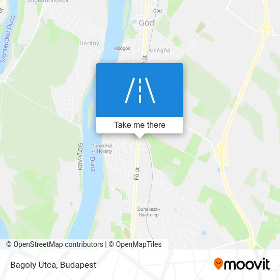 Bagoly Utca map