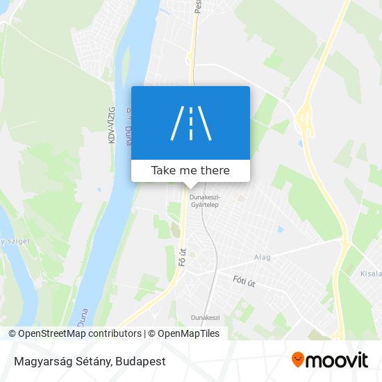 Magyarság Sétány map