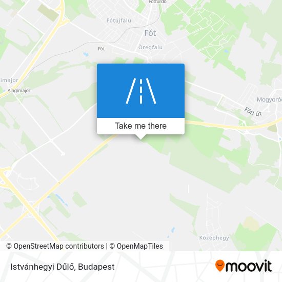 Istvánhegyi Dűlő map