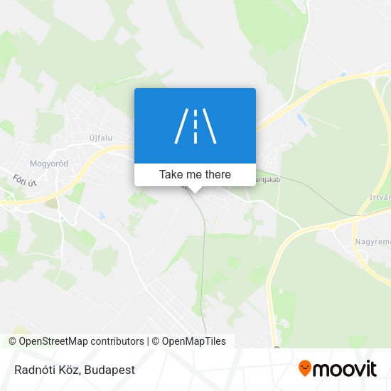 Radnóti Köz map