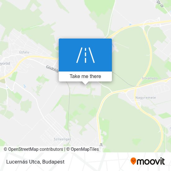 Lucernás Utca map