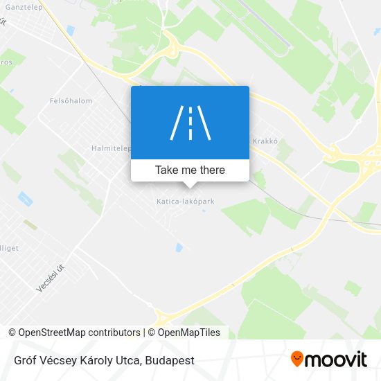 Gróf Vécsey Károly Utca map