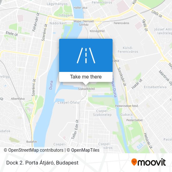 Dock 2. Porta Átjáró map
