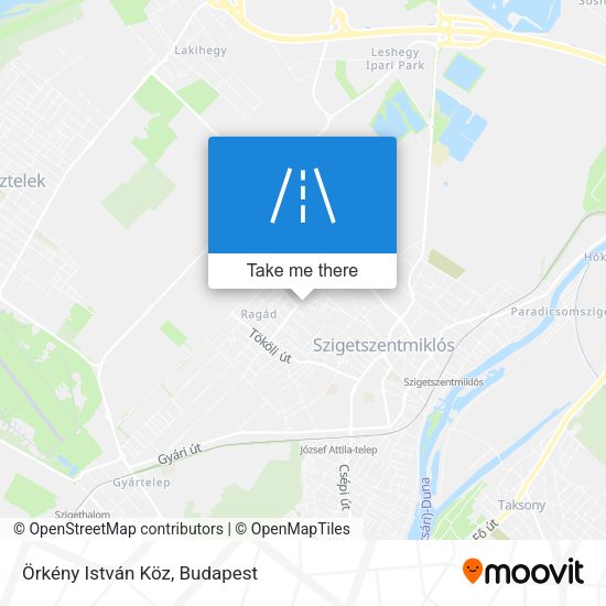 Örkény István Köz map