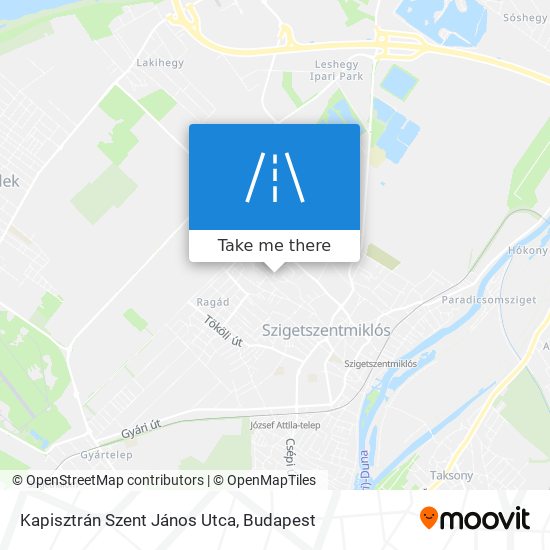 Kapisztrán Szent János Utca map