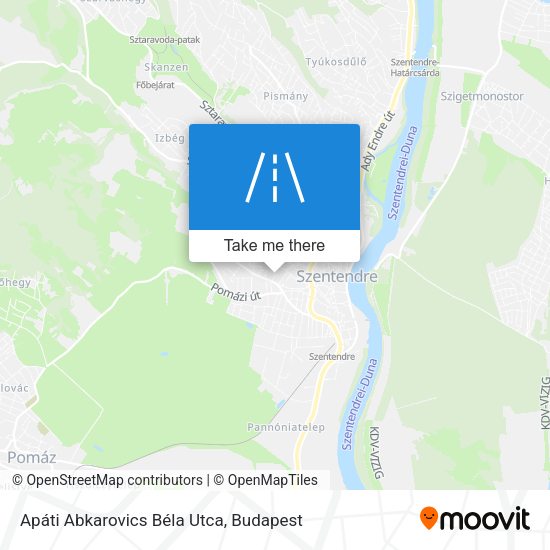 Apáti Abkarovics Béla Utca map