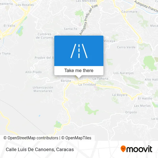 Calle Luis De Canoens map