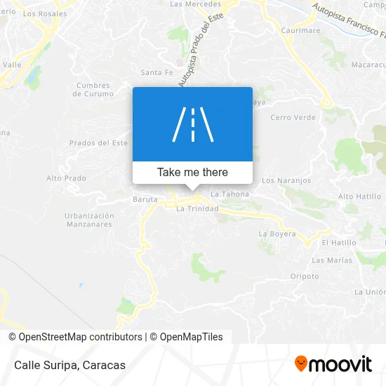 Calle Suripa map
