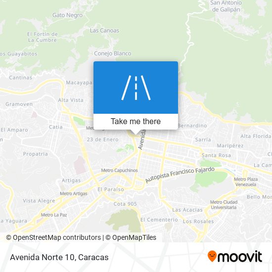 Avenida Norte 10 map