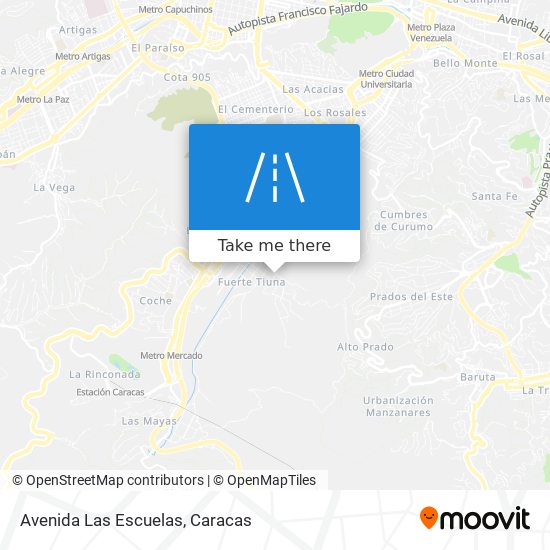 Avenida Las Escuelas map