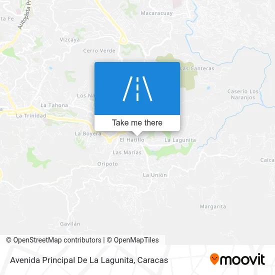 Avenida Principal De La Lagunita map
