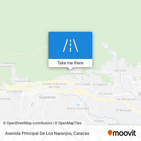 Avenida Principal De Los Naranjos map