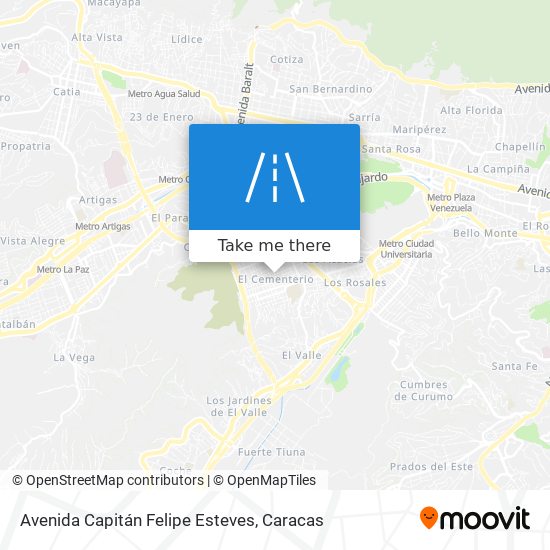 Avenida Capitán Felipe Esteves map