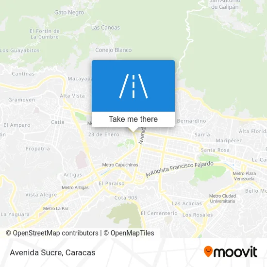 Avenida Sucre map