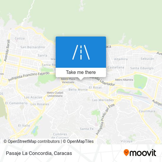 Mapa de Pasaje La Concordia
