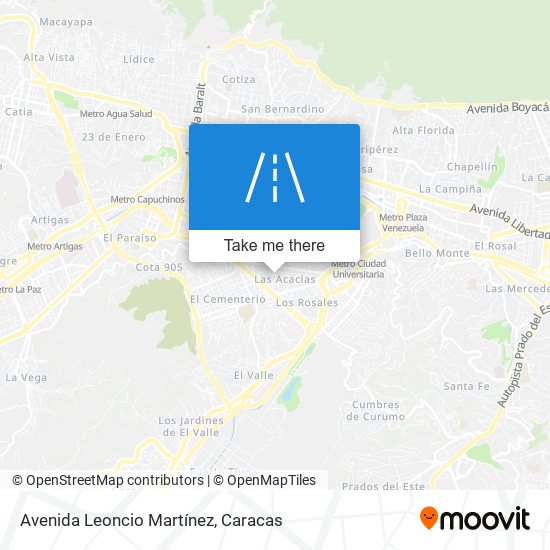 Avenida Leoncio Martínez map