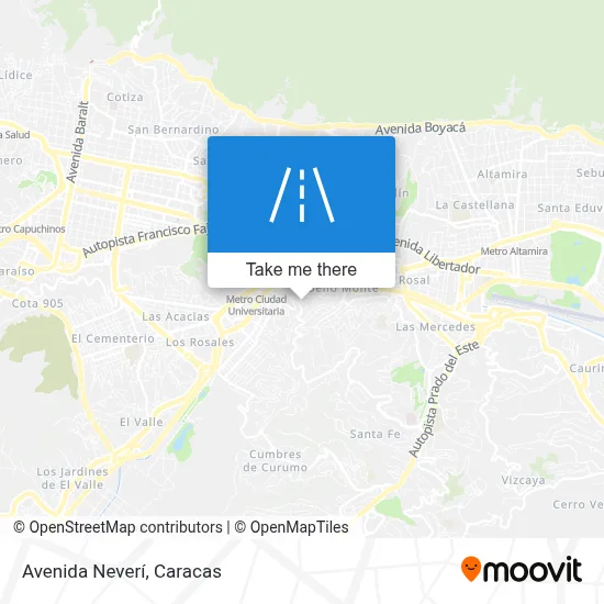 Avenida Neverí map