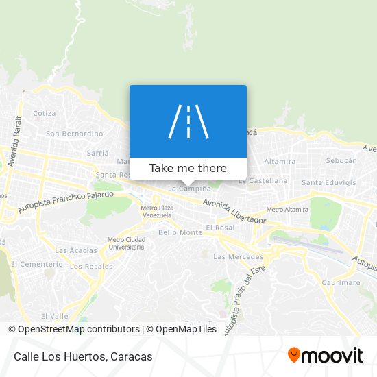 Calle Los Huertos map