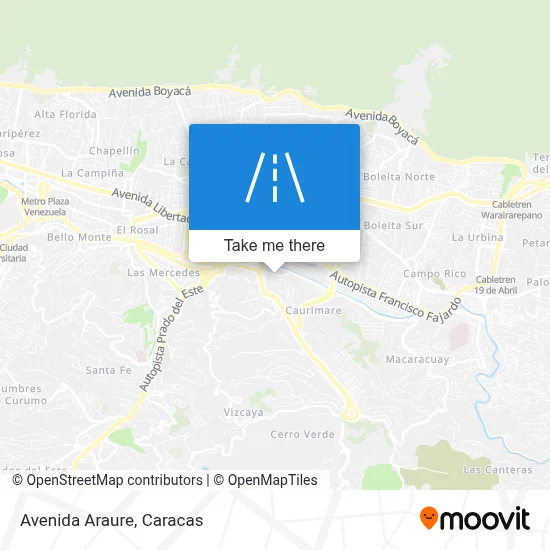 Avenida Araure map