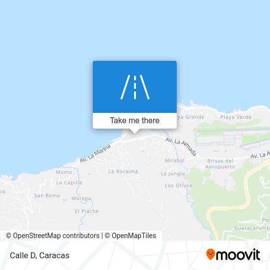 Mapa de Calle D