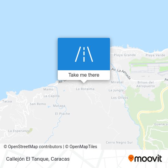 Callejón El Tanque map