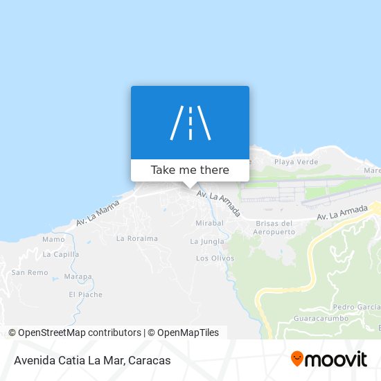 Avenida Catia La Mar map